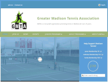 Tablet Screenshot of gmtatennis.org